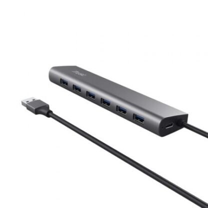 Hub usb 3.2 gen1 trust halyx/ 7xusb/ 1xusb-c - Imagen 3