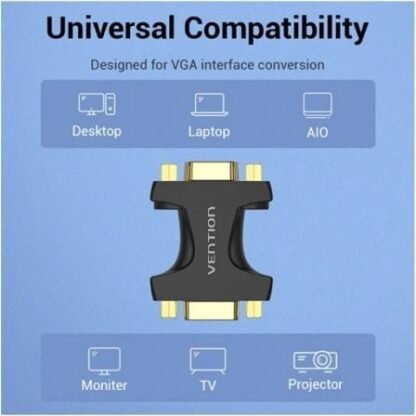 Adaptador vention ddgb0/ vga hembra - vga hembra - Imagen 3