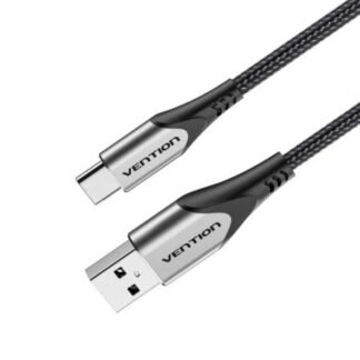 Cable usb 2.0 tipo-c vention codhf/ usb macho - usb tipo-c macho/ hasta 60w/ 480mbps/ 1m/ gris