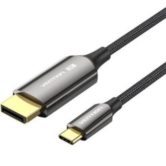 Cable conversor displayporti 8k vention crfbf/ usb tipo-c macho - displayport macho/ 1m/ negro