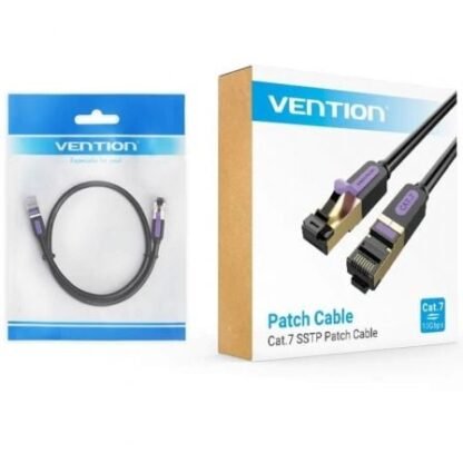 Cable de red rj45 sftp vention icdbf cat7/ 1m/ negro - Imagen 2