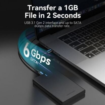 Caja externa para disco duro de 2.5" vention kpbb0/ usb 3.1/ sin tornillos - Imagen 3
