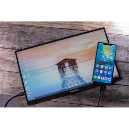 Monitor portátil táctil verbatim pmt-15 15.6"/ full hd/ multimedia/ negro - Imagen 3