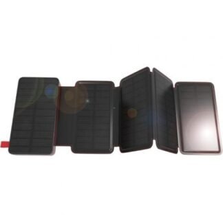 Powerbank solar 10000mah wonder wx10s/ 10w/ negra y roja
