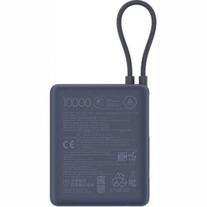 Powerbank 10000mah xiaomi 33w power bank integrated cable/ 33w/ azul - Imagen 5