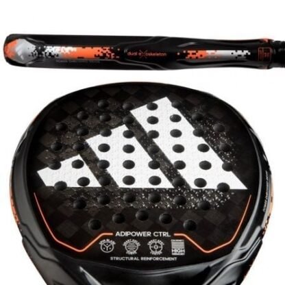 Pala de pádel adidas adipower 3.2 control (alex ruiz)/ negra - Imagen 5