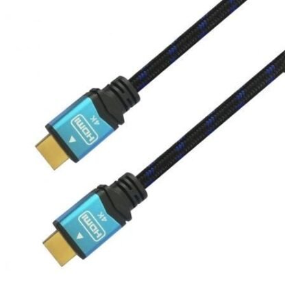 Cable hdmi 2.0 4k aisens a120-0360/ hdmi macho - hdmi macho/ hasta 10w/ 2250mbps/ 10m/ negro y azul - Imagen 2