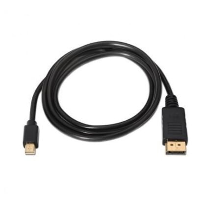 Cable conversor aisens a124-0132/ displayport macho - mini displayport macho/ hasta 5w/ 2300mbps/ 3m/ negro - Imagen 2