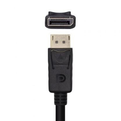 Cable conversor aisens a125-0461/ displayport macho - hdmi macho/ hasta 5w/ 2300mbps/ 5m/ negro - Imagen 2