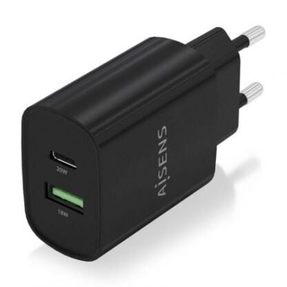 Cargador de pared aisens a110-0755/ 1xusb tipo-c/ 1xusb/ 20w - Imagen 2