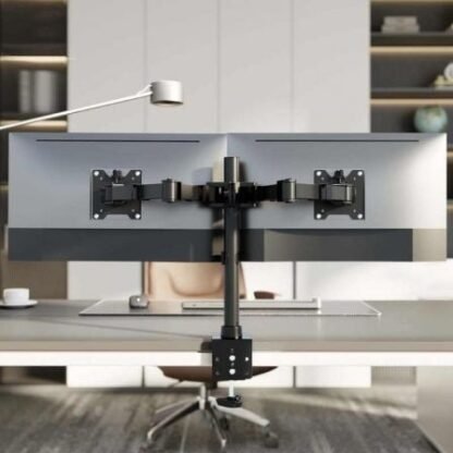 Soporte de mesa para 2 monitores aisens dt35tsr-359/ giratorio/ inclinable/  hasta 20kg - Imagen 4