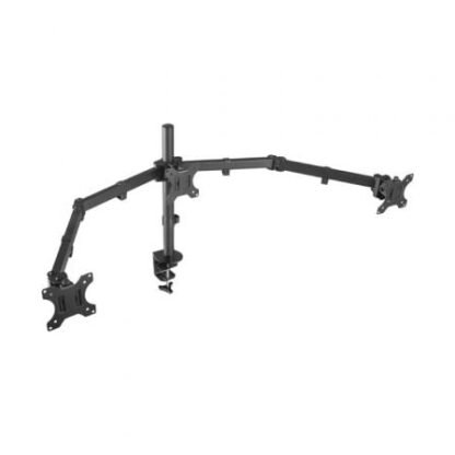 Soporte de mesa para 3 monitores aisens dt27tsr-061/ giratorio/ inclinable/ hasta 7kg - Imagen 2