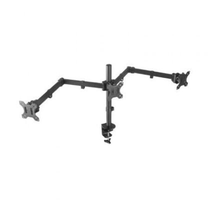 Soporte de mesa para 3 monitores aisens dt27tsr-061/ giratorio/ inclinable/ hasta 7kg - Imagen 4