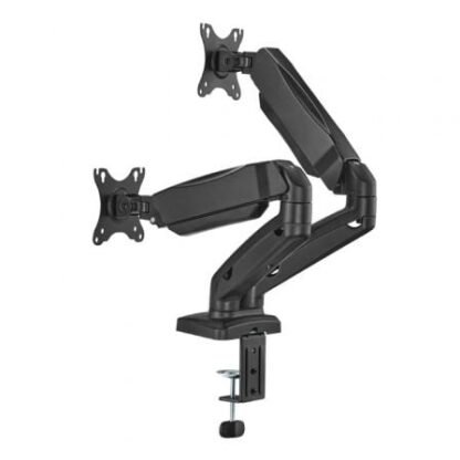 Soporte de mesa con contrapeso para 2 monitores o tv aisens dt32tsr-221/giratorio/ inclinable/ hasta 9kg - Imagen 2