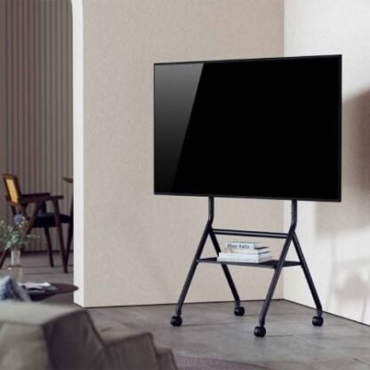 Soporte de suelo con ruedas aisens ft86fe-329 para tv de 37-86"/ hasta 80kg - Imagen 3
