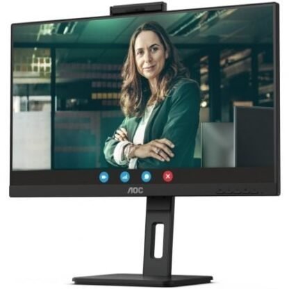 Monitor profesional aoc q27p3qw 27"/ qhd/ webcam/ multimedia/ regulable en altura/ negro - Imagen 2