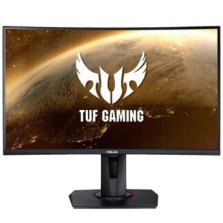Monitor gaming curvo asus vg27vq 27"/ full hd/ 1ms/ 165hz/ va/ multimedia/ regulable en altura/ negro