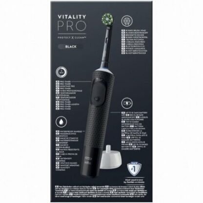 Cepillo dental braun oral-b vitality pro/ negro - Imagen 3
