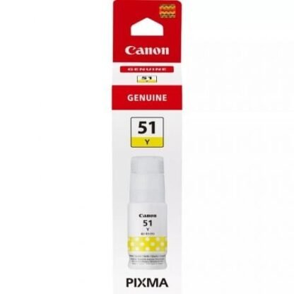 Botella de tinta original canon gi-51/ amarilla