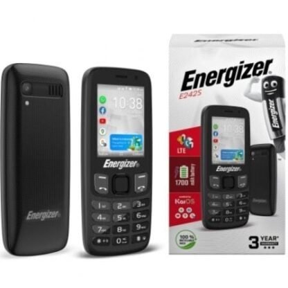 Teléfono móvil energizer e242s+ para personas mayores/ negro - Imagen 4