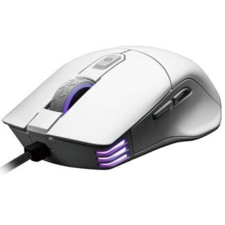 Ratón gaming evga x12/ hasta 16000 dpi/ blanco