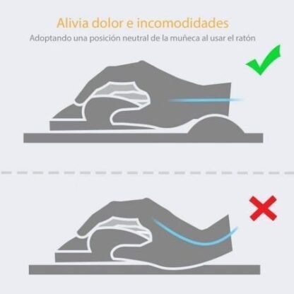 Alfombrilla ergonómica fellowes 9112101/ 25 x 20 x 235mm - Imagen 4