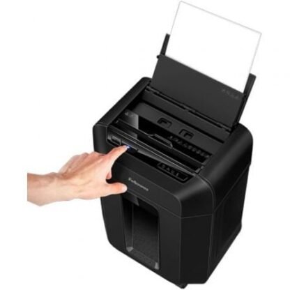 Destructora fellowes 80m/ mini corte de 4 x 12mm/ negra - Imagen 4