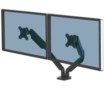 Soporte de mesa para 2 monitores fellowes 8042501/ hasta 8kg