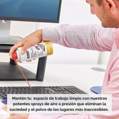 Spray de aire a presión fellowes 9974804/ capacidad 200ml - Imagen 3