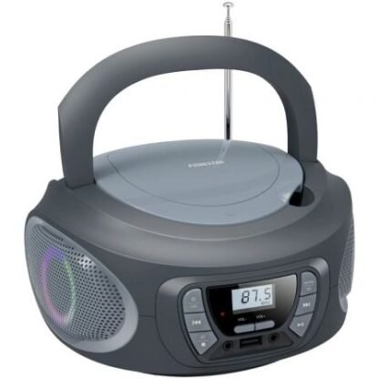 Radio cd fonestar boom-one-g/ 13w/ con cable/ a pilas/ gris - Imagen 3