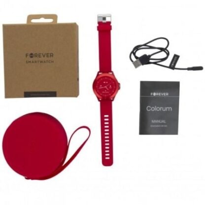 Smartwatch forever colorum cw-300/ notificaciones/ frecuencia cardíaca/ magenta - Imagen 5