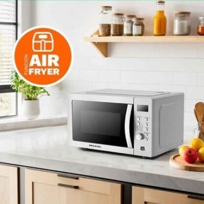 Microondas grunkel mw-28airfryer/ 900w/ capacidad 28l/ función grill/ función airfryer/ plateado - Imagen 3