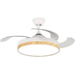 Ventilador de techo grunkel skywind-42w25/ 20w/ 3 aspas 106 cm/ 6 velocidades