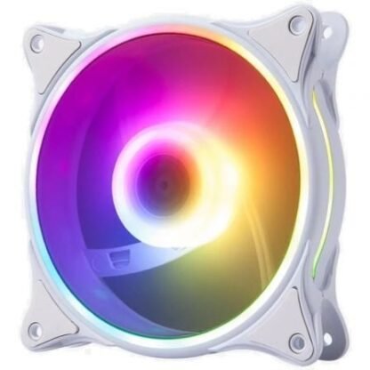 Ventilador hiditec n18 argb/ 12cm/ blanco - Imagen 2