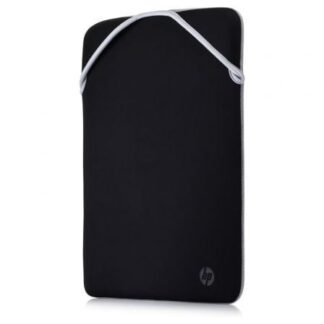 Funda hp 2f2k5aa reversible para portátiles hasta 15.6"/ negro y plata