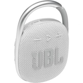 Altavoz con bluetooth jbl clip 4/ 5w/ 1.0/ blanco
