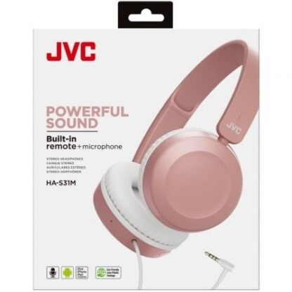 Auriculares jvc ha-s31m/ con micrófono/ jack 3.5/ rosas - Imagen 5