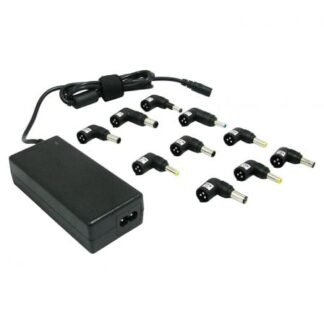 Cargador de portátil leotec/ 70w/ automático/ 10 conectores/ voltaje 15-20v