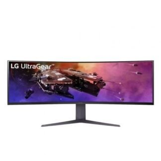 Monitor gaming ultrapanorámico curvo lg ultragear 45gr75dc-b 44.5"/ dual qhd/ 1ms/ 200hz/ va/ regulable en altura/ negro