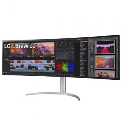 Monitor gaming ultrapanorámico curvo lg ultragear 49wq95c-w 49"/ dual qhd/ multimedia/ regulable en altura/ blanco - Imagen 2