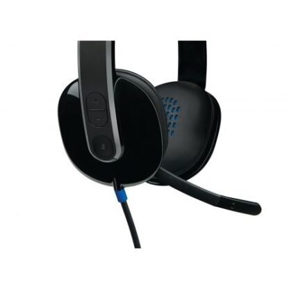 Auriculares logitech h540/ con micrófono/ usb/ negros - Imagen 3