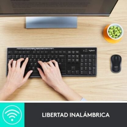 Teclado y ratón inalámbricos logitech wireless combo mk270 - Imagen 4