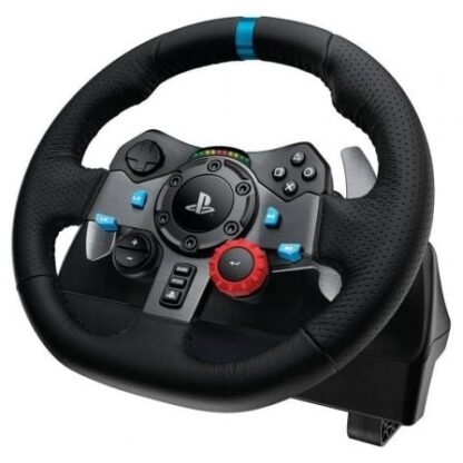 Volante con pedales logitech g29 driving force - Imagen 4