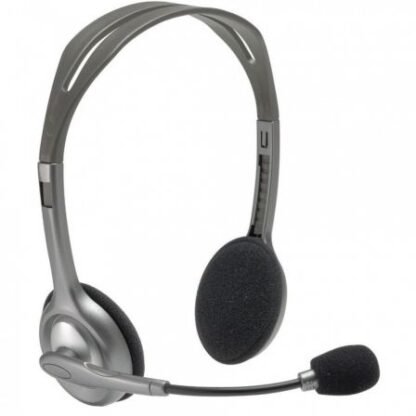 Auriculares logitech h110/ con micrófono/ jack 3.5/ plateados - Imagen 2