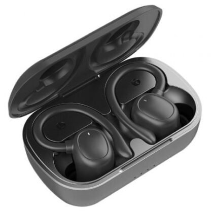 Auriculares deportivos bluetooth muvit io smart true wireless sport enc con estuche de carga/ autonomía 6h/ negros - Imagen 4