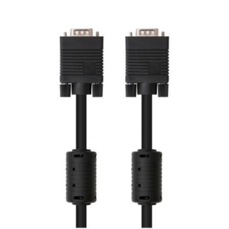 Cable svga nanocable 10.15.0110/ vga macho - vga macho/ 10m/ negro