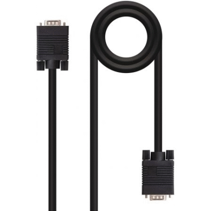 Cable svga nanocable 10.15.1302/ vga macho - vga macho/ 1.8m/ negro - Imagen 2