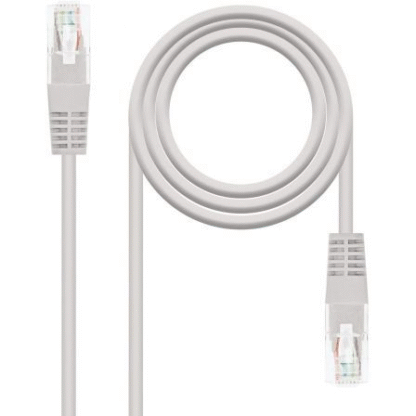 Cable de red rj45 utp nanocable 10.20.0115 cat.5/ 15m/ gris - Imagen 2