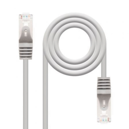 Cable de red rj45 ftp nanocable 10.20.0810 cat.6/ 10m/ gris - Imagen 2