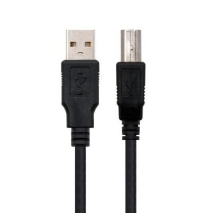 Cable usb 2.0 impresora nanocable 10.01.0103-bk/ usb tipo-b macho - usb macho/ 1.8m/ negro - Imagen 2